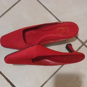 Red Mules Stylish and Versatile Footwear